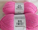 Big Twist Fleck Strawberry Smoothie lot of 2 Dye lot CNE1234022 - $12.99