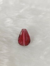 16.5Ct  Rhodolite Pink  Semi precious drop droplet Gem stone for Jewelry 14*18 - £15.21 GBP