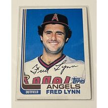 1982 Topps Fred Lynn Baseball Card #251 Fred - MLB California Angels - S... - $3.94