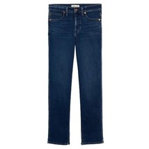 NWT Womens Petite Size 26 26P Madewell Mid-Rise Stovepipe Jeans in Dahill Wash - £38.70 GBP