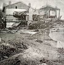 Cambria Iron Company Ruins 1889 Johnstown Flood Victorian Print Penn DWT10A - £19.74 GBP