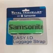 Samsonite Royal Traveller Easy ID Luggage Strap, Lime Green, RT0008NG, New - £9.58 GBP