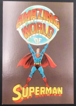 VTG 1972 Amazing World of Superman Postcard Metropolis Recreation Dexter Press - £7.57 GBP