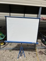 Vintage Da-Lite Projection Screen with tripod stand 40&quot;X40&quot; - $54.45