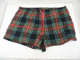 Adore Me Women&#39;s Pajama Bottoms Shorts Lounge Wear AMPJ18027 Multi Plaid 0X - £4.54 GBP