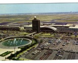 John F Kennedy International Airport JFK Postcard Idlewild Olivetti Adve... - $17.82