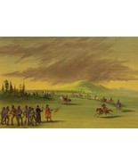 George Catlin La Salle Meets a War Party of Cenis Indians on a Texas Pra... - £30.73 GBP+
