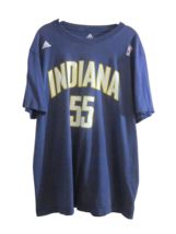 Adidas Indiana Pacers #55 NBA Basketball Jersey T-Shirt Mens Size XL Hibbert - £6.31 GBP