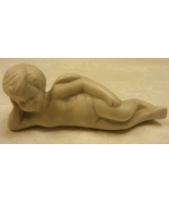 Vintage Bisque Ceramic Child Angel Head Resting on Hand 21-b - €16,87 EUR