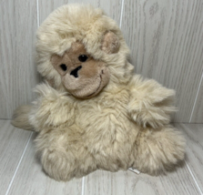 Russ Berrie Mungo Cream Beige Monkey Plush Hand Puppet Vintage Korea - $12.73
