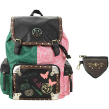 Officially Licensed Wicked Elphaba and Glinda Split Icons Backpack - $80.99
