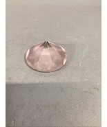 Light Pink Diamond Shape Paperweight - 3x2” - $9.89
