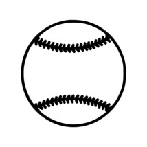 Softball Baseball Vinyl Decal Sticker - Player Batter Pitcher Hitter Outfield - £4.01 GBP+