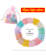 Waterdrop Hairpins 40pcs Colorful Sweet Barrettes Clips For Women Girls - $11.99