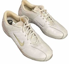 Taille 8.5 Nike Femmes Ligne Cheer 318674-111 Blanc Chaussures Baskets - £15.15 GBP