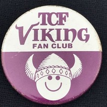 TCF Viking Fan Club Minnesota Happy Vintage Pin Button - $9.95