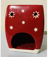 Yankee Candle Christmas Tart Warmer Winter Holiday Red White - $20.41 CAD
