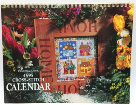 Vanessa-Ann&#39;s 1995 Cross-Stitch Calendar Spiralbound - £7.75 GBP