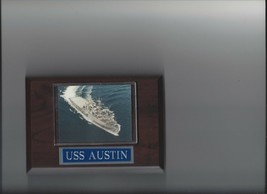 USS AUSTIN PLAQUE LPD-4 NAVY US USA MILITARY AMPHIBIOUS TRANSPORT DOCK SHIP - £3.10 GBP