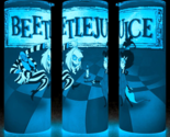 Glow in the Dark Beetlejuice Animated Funny Mug Cup Tumbler  20oz - £17.74 GBP