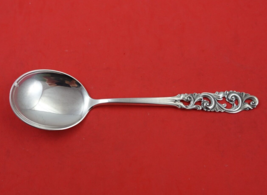 Dobbel Rokokko by Brodrene Lohne Norwegian Sterling Silver Berry Spoon 8... - $226.71