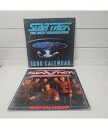 STAR TREK 1990 Calendar Lot Of 2 The Final Frontier And The Next Generat... - €14,31 EUR