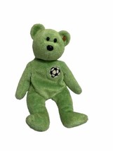 TY Beanie Baby Buddies Kicks The Football Bear 1999 14’’ Soft Toy Plush ... - £7.34 GBP