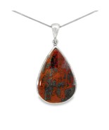 Starborn Berber Agate Stone Pendant Necklace (22&quot;) - $160.55