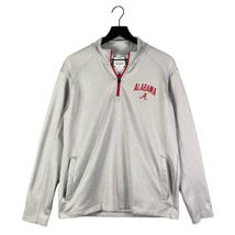 Champion Crimson Tide 1/4 Zip Jacket Alabama Pullover Size Medium NCAA Football - $26.73