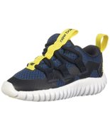 New Balance Kid&#39;s Playgruv V1 Bungee Running Shoe, Rogue Wave/Citra Yell... - $49.88