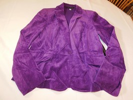 Counterparts Women&#39;s Ladies Long Sleeve Corduroy Jacket Purple Size Vari... - $33.14