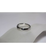 Platinum Signed &quot;Oro Diamante&quot; Wedding Ring Plain Comfort-fit Band 14 Gr... - $1,890.85 CAD