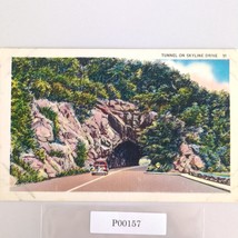Vtg Skyline Drive Tunnel Virginia Linen Postcard 1952 Shenandoah Nationa... - $244.64 MXN