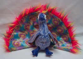 Ty Beanie Baby 2000 Flashy The Peacock 6&quot; Bean Bag Stuffed Animal Toy New - $14.85