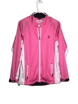 Sun Mountain Womens Size Size Medium Pink Rainflex Jacket Waterproof Vented - $18.69