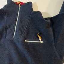 Vintage CMT International Country Music Men's Blue Fleece Jacket Pullover Sz XL image 6