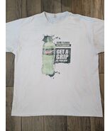 Vintage Jerzees Mountain Dew Get a Grip t-shirt shirt white promo promot... - $1,346.62 MXN