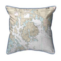 Betsy Drake Frenchman and Blue Hill Bays, ME Nautical Map Extra Large Zi... - £63.22 GBP