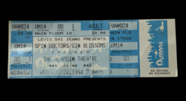 SPIN DOCTORS/GIN BLOSSOMS CONCERT TICKET STUB 8/24/94 The Aladdin Theatr... - $42.69