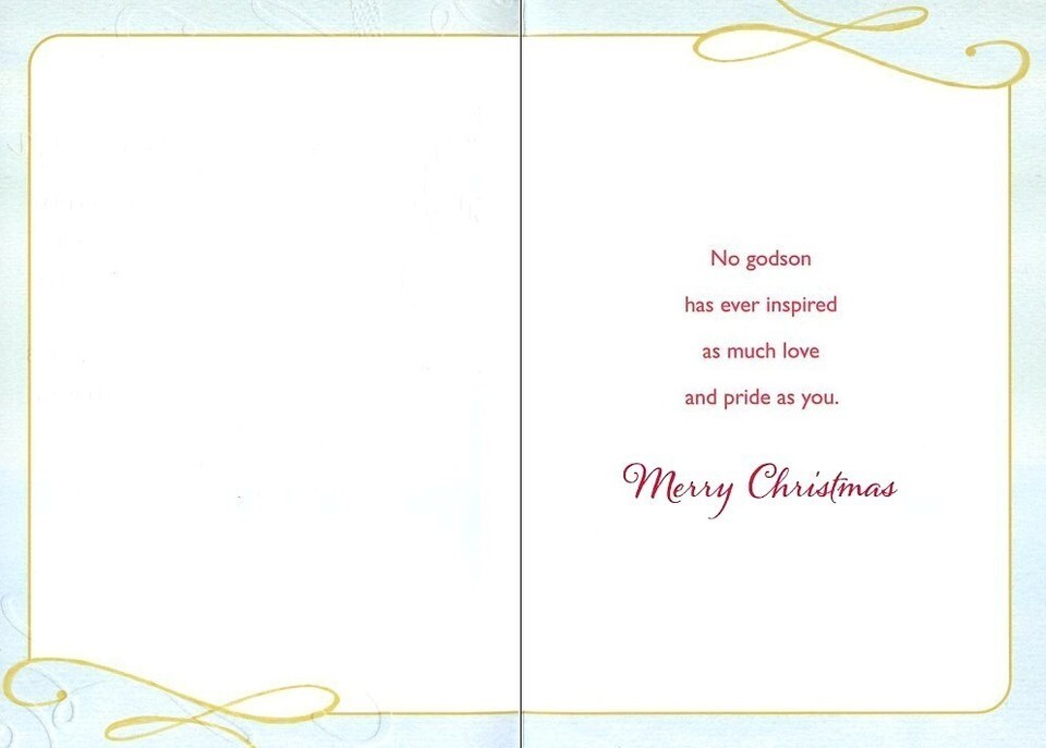 Godson, Hoping That As You Celebrate... - Christmas Greeting Card - 86521 Item image 2