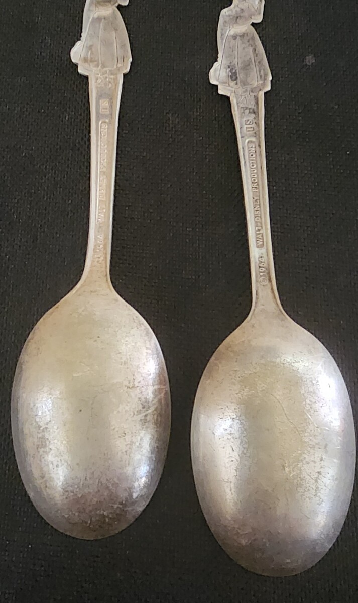 Lot of (2) Vintage 1964 Walt Disney Mary Poppins Spoons International Silver Item image 3