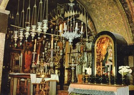 Chapel of Golgotha Unposted Postcard Jerusalem Vintage - £11.60 GBP