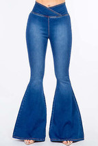 American Bazi High Waist Pull On Flare Jeans - £55.66 GBP