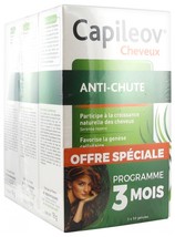 Nutreov Capileov Anti-Hair Loss Pack of 3 x 30 Capsules - £68.59 GBP