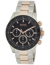 Hugo Boss Hero 1513757 Chronograph Two Tone Stainless steel Men&#39;s watch - £119.89 GBP