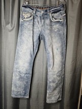 Mens Rock Revival Jeans &quot;Feeney&quot; Straight 33 X Roughly 28 - £53.29 GBP