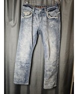 Mens Rock Revival Jeans &quot;Feeney&quot; Straight 33 X Roughly 28 - £53.43 GBP