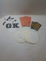 Greene King Beer Advertising Lot Notepads Iron on Patches Car Stickers W... - £8.94 GBP