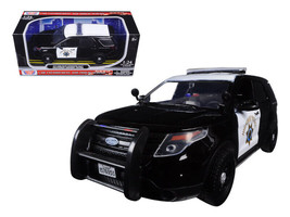 2015 Ford Interceptor Police Utility &quot;California Highway Patrol&quot; (CHP) Black ... - $41.75