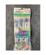 New Progressive Color Changing Sippin Spoons Set of 6 - $7.69